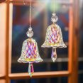 thumbnail image 1 of Campana de viento de cristal de arcoíris para colgar en la ventana, colgante de vidrio, atrapasol, decoración navideña, 1 of 5