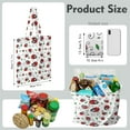 thumbnail image 2 of Cute Ladybug Canvas Shopping Tote Bag for Women, Durable Eco-Friendly Reusable Bag with Polka Dot Ladybird Print, Lightweight Foldable Handbag for School & Beach, 2 of 7