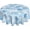 Blue White Snowflake, variant on Christmas Round Tablecloth 70 Inch Blue White Snowflake Round Table Cloth Xmas Winter Holiday Table Covers Polyester Indoor Outdoor Tablecloths for Kitchen Dining Picnic Party