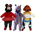 thumbnail image 1 of Pack 3 Mamelucos Con Gorro Bordado Disney Minnie, Boo, Jessie Talla 6 meses Kiss Pijamas, 1 of 2