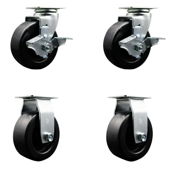 Service Caster Brand Replacement Set for Husky Casters