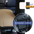 thumbnail image 4 of LAICAIW Leather Car Center Console Armrest Pad, PU Waterproof Auto Seat Box Cover Protector, Hand Rest Cushion Protection Pad, Vehicles Interior Accessories Universal for Car,SUV (Beige), 4 of 6