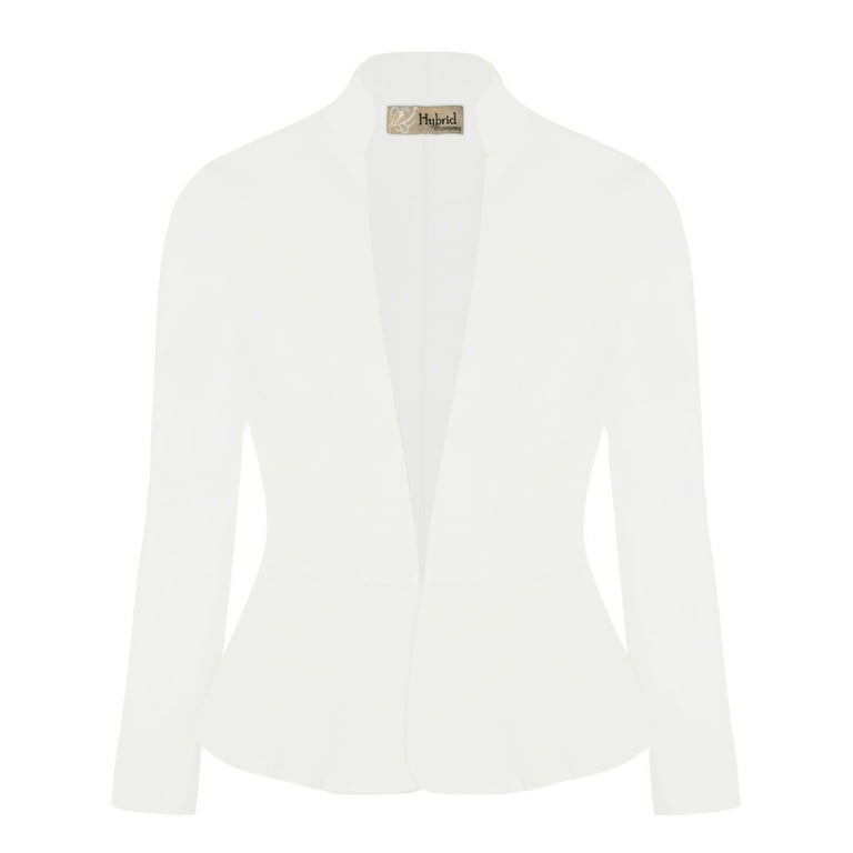 White top ponte blazer