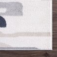 thumbnail image 6 of Abani Rugs Cream and Gray 6 ft. x 9 ft. Contemporary Neutral Paint line Area Rug. Superior Turkish Stain Resistant Area Rug, 6 of 6
