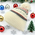 thumbnail image 2 of Winter Hats for Women Cozy Lined Warm Knit Cap Stretchy Casual Outdoor Soft Comfortable Trendy Winter Hat, 2 of 3