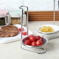 thumbnail image 5 of Stainless Steel Spoon Rest Lid Holder Vertical Stand Storage Rack Cookware Organ, 5 of 10