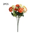 thumbnail image 1 of Artificial Hydrangea Ramo Simulación Flor Hogar Decoración floral Flor falsa 10 flores 2 piezas Yuarrent HA7952-00B, 1 of 6