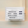 thumbnail image 3 of Aluminum Alloy Air Conditioner Fence Screen for Outdoor with Top Storage Shelf 39*20*28" White, 3 of 11