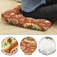thumbnail image 6 of Boho Meditation Cushion, Paisley Square Floor Pillow for Sitting Comfort and Yoga Practice, Meditation Cushion for Home or Outdoor Use 22 x 22, 6 of 7