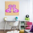 thumbnail image 2 of Stupell Industries Modern Funky Glam Pooches Canvas Art, 36 x 36, by Katie Conley, 2 of 6