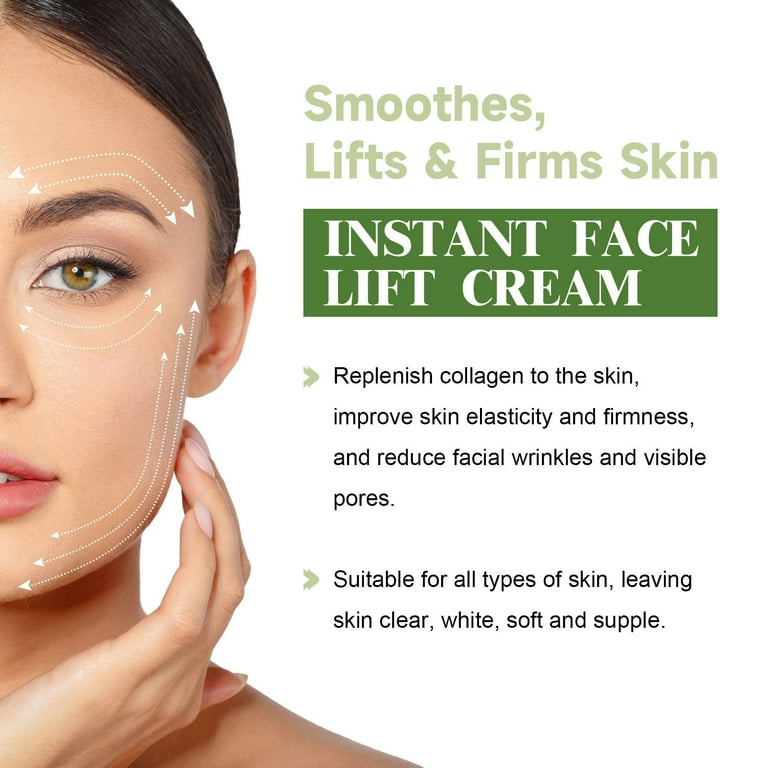 Gzwccvsn Instant Face Lift Cream Facial Hyaluronic Acides