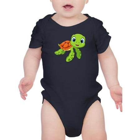

Cute Sea Turtle On White Art Bodysuit Infant -Image by Shutterstock 24 Months