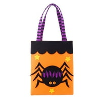 Eoozwa Non-Woven Halloween Tote Gift Bags Colorful for Youngsters, Trick or Treat Bags for Kids Classroom Party Favor Supplies, Reusable Goody Candy Bag, Halloween Snacks Goodie Bag Bulk