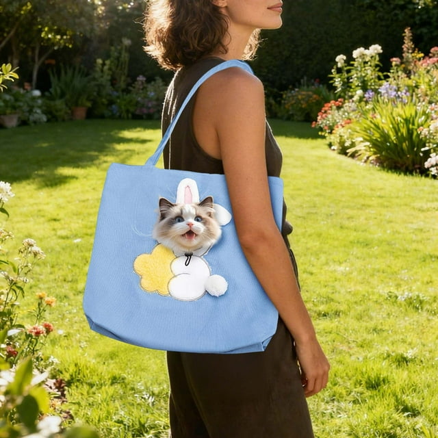 Adapté aux Voyages, Pliable pour Chats avec Trou de Ventilation pour Usage Extérieur, Abri pour Animaux Léger et Portable pour le Camping et la Randonnée