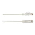 thumbnail image 3 of Black Box Slim-Net - Patch cable - RJ-45 (M) to RJ-45 (M) - 10 ft - UTP - CAT 6 - booted, molded, stranded - white, 3 of 3