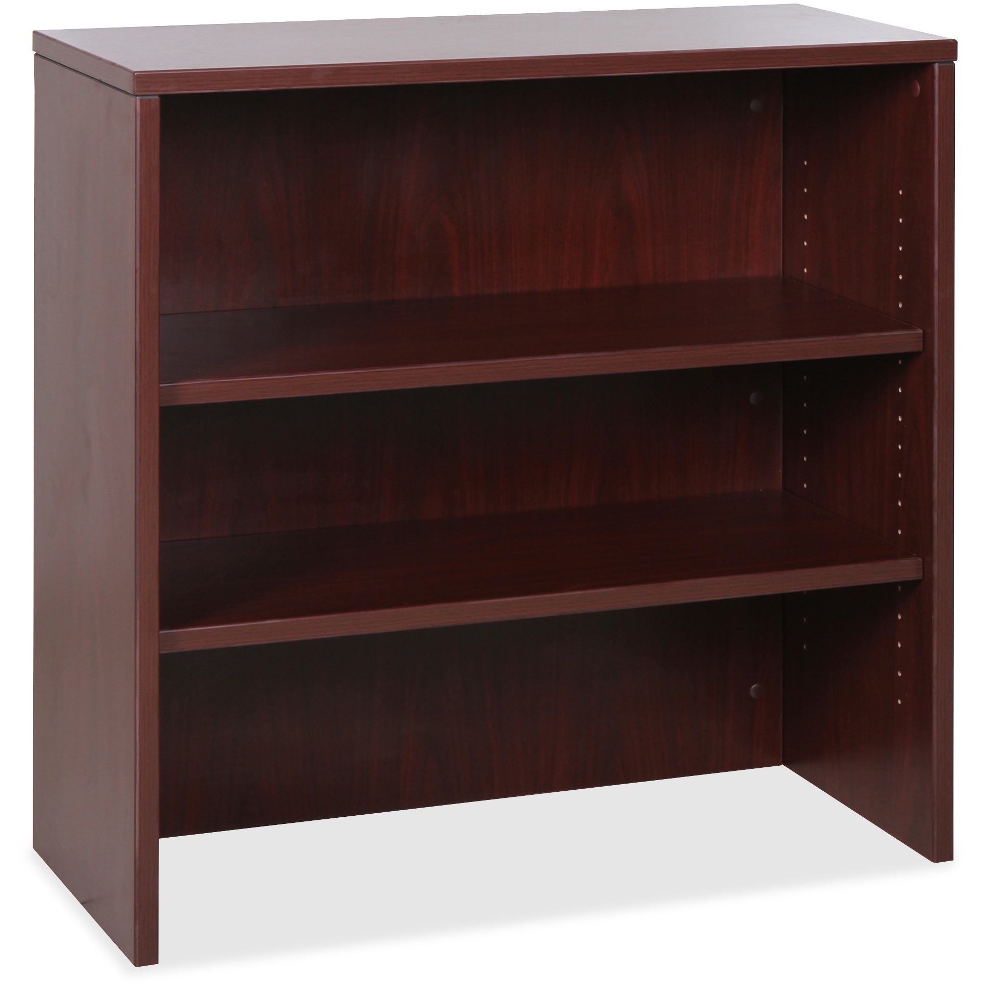 Lorell Essentials Mahogany Laminate Stackon Bookshelf