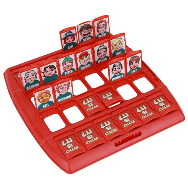Quién Es Quién – Juego De Mesa Clásico De Adivinanzas – Tablero Con Personajes Variados – Estimula La Observación Y El Pensamiento Lógico – Ideal Para Niños Y Niñas – Regalo Para Familia Y Amigos