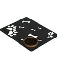 thumbnail image 2 of Kkkded Dog Cat Pet Food Mat ，Silicone Cat & Dog Food Mat for Floors Waterproof, Waterproof Slip Dog Bowl Mat, Prevent Food and Water Messes on Floor, 2 of 7