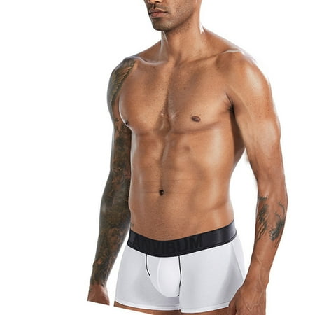 

RPVATI Mens Boxer Briefs Print Brief Low-Rise Pouch Breathable Underwear Men Boxer Briefs