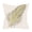 White, variant on Black Feather Pattern Pillow Cover With Velvet Texture For Bedside Office And Car