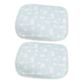thumbnail image 1 of Methold Alfombrilla de refrigeración para mascotas de 2 piezas, almohadillas refrescantes antideslizantes con estampado elástico, cojines lavables Suministros para perros Verde Methold PT004014-01, 1 of 6