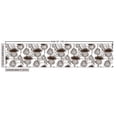 thumbnail image 2 of Ambesonne Thistle Fabric by the Yard Upholstery, Silhouette Pattern, 10 Yards, Brown and White, 2 of 4