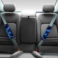 thumbnail image 2 of Renewold Wolf Lightning Blue Car Seat Belt Pads for Men Women Non-slip Breathable Seat Belt Shoulder Strap Cover Universal Fit Most Sedans SUV Truck, 2 Pack, 2 of 6