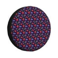 thumbnail image 1 of Fotbe Blackberries Funda de Llanta de Repuesto con Estampado, Engrosada, Ajuste Universal para Jeep, Remolque, RV, SUV, Camión-16 inch, 1 of 6