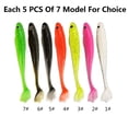 thumbnail image 4 of BE-TOOL 5PCS Soft Fishing Lure Bionic Fishing Baits for Freshwater Saltwater Bass Pike Zander ASP Catfish, 4 of 8