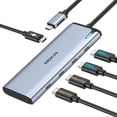 thumbnail image 1 of Hub USB C a USB C, monitor dual 4K @60Hz DP, modo alternativo, 100 W PD, 1 of 7