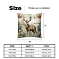 thumbnail image 5 of Deer Velvet Throw Pillow Covers Set of 2 with Unique Patterns for Bed and Sofa, Available in 16x16, 18x18, and 20x20 Inches for Various Occasions, 5 of 6