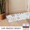 thumbnail image 3 of Light Christmas Snowflake Pattern Door Rugs,Washable Non Slip Door Mats Indoor,Decorative Door Mats,Entry Mat Indoor for Entrance,Bedroom,Kitchen,Bathroom,16"x47", 3 of 6