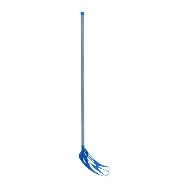 Palo de Hockey Floorball para niños, palo de Hockey sobre hielo portátil para mejorar el manejo del palo, palo de Hockey sobre hielo para deportes de Azul izquierda