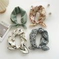 thumbnail image 4 of 55cm Women Cotton Linen Square Scarf Spring Summer Fashion Bandanas Bag Hat Head Hair Shawl Wraps Accessories, 4 of 5
