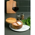 thumbnail image 2 of Olive Wood Salt Box, 2 of 3