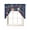 Blue, variant on Watercolor Flowers Swag Curtains for Kitchen Farmhouse Floral Vintage Black Valances for Windows Rod Pocket Small Window Treatment Short Topper for Cafe Bedroom Bathroom Living Room Decor 56x36 Inch