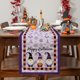 thumbnail image 3 of Halloween Purple Gnome Table Runner Long Kitchen Dining Table Decoration for Holiday Wedding Indoor Outdoor Party, 3 of 5