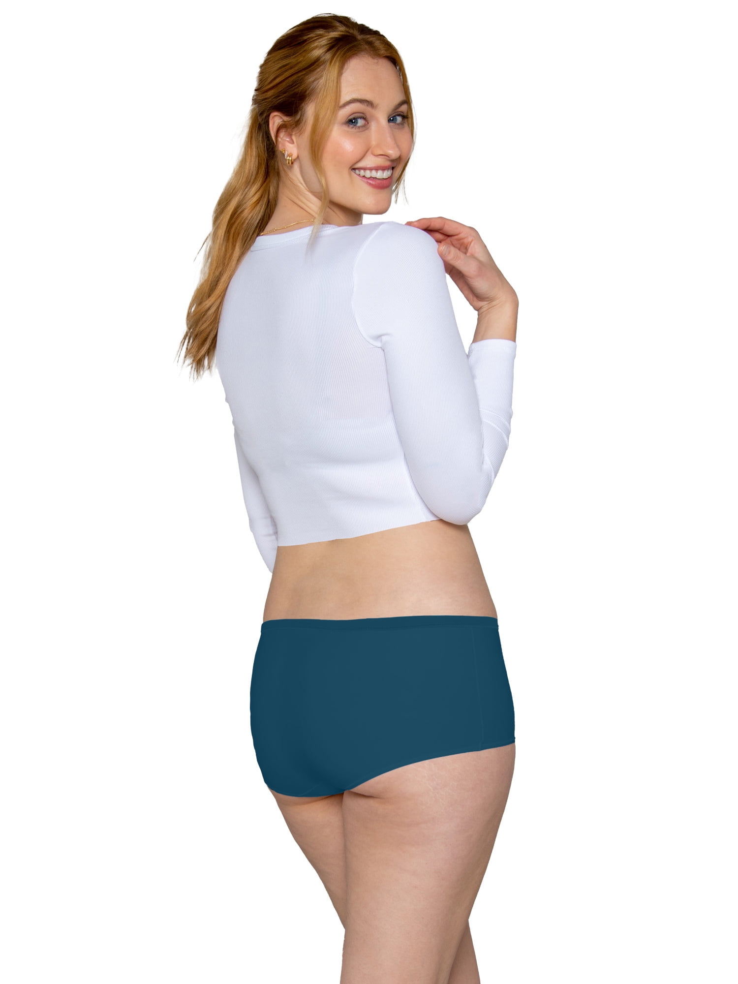 Fruit Of The Loom Culottes Taille Haute en Microfibre pour Femmes 6 Pack, 10, Assorties