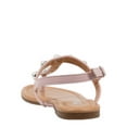 thumbnail image 4 of Mudd Amber Little & Big Girl T-Strap Pearl Sandal, Sizes 10-4, 4 of 6