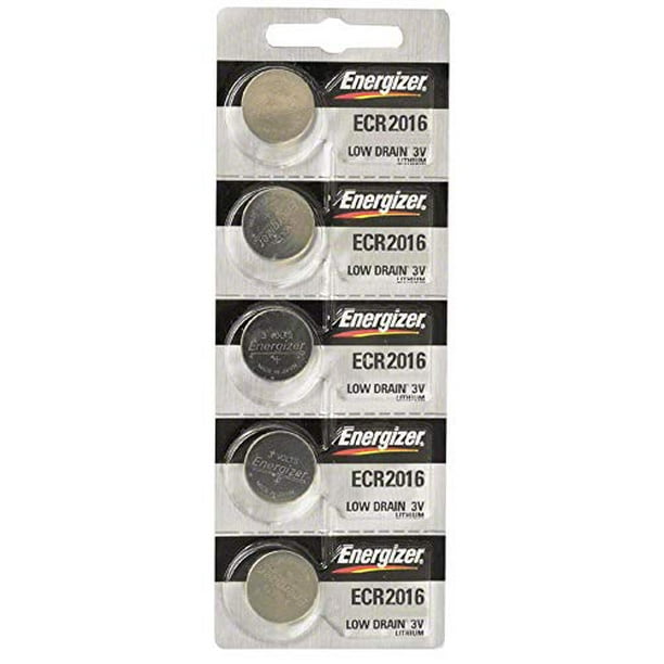 Piles boutons au lithium CR2016 3V/3 volts Energizer pour montres et  appareils électroniques, paq. 2