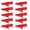 Red, variant on BIMZUC 10PCS Battery Safety Clamp 4mm Banana Jack Rear Brass Nickel Plated Full Protection for Ships RVs Trucks Alligator Clips Red (6.69 inches / 17.0 cm)