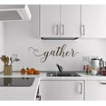 thumbnail image 4 of Gather Handwritten Font Vinyl Lettering Wall Decal Stickers 23x8-Inch Chocolate Brown, 4 of 5
