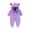 Purple, variant on Baby Footie Snowsuit Winter Cartoon Bear Warm Hooded Outfits for Girls Boys Baby Clothes Easter Outfit Baby Boy Beach Outfit Easter Romper Toddler Boy Snap Pants Toddler Summer Clothes for