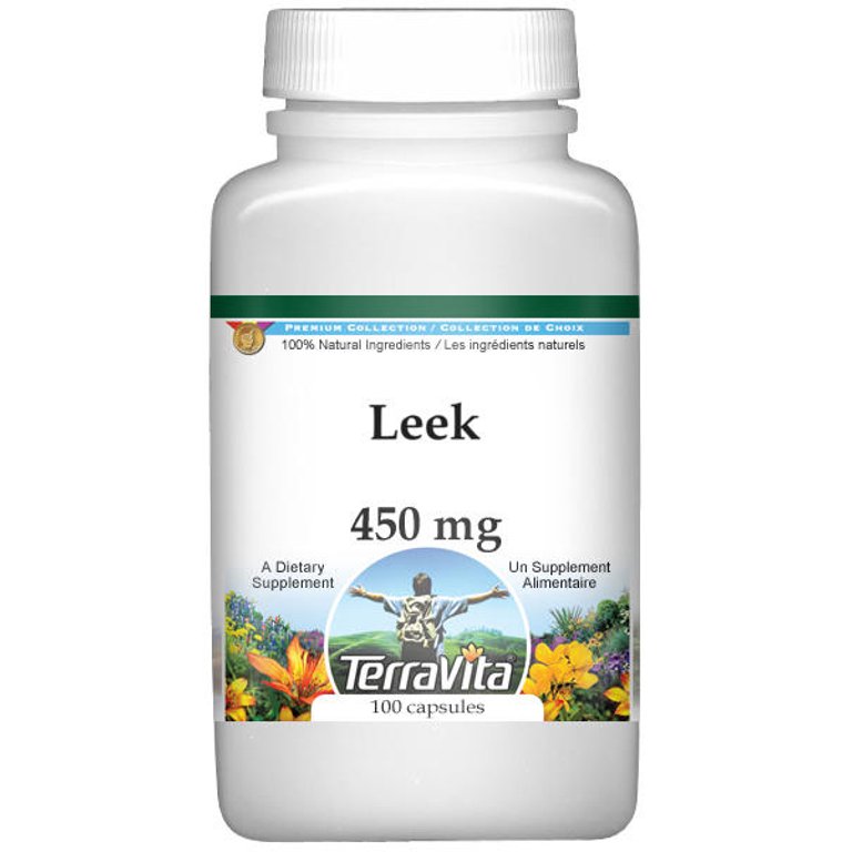 TerraVita Leek - 450 mg, (100 Capsules, 2-Pack, Zin: 520657