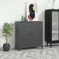 thumbnail image 1 of vidaXL Coffre de Rangement Industriel Acier Anthracite, 1 of 5