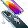 thumbnail image 4 of Magnetic Ring Holder Phone Case for iphone 7 8 X XS 11 12 13 14 15 Pro Plus Max Clear Case Transparent Silicone Soft Cover Thin, 4 of 4