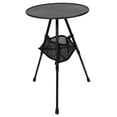 thumbnail image 4 of CIMAXIC Table de Camping en Aluminium Noir à Hauteur Réglable, Idéale pour la Randonnée et les Pique-Niques, 4 of 7