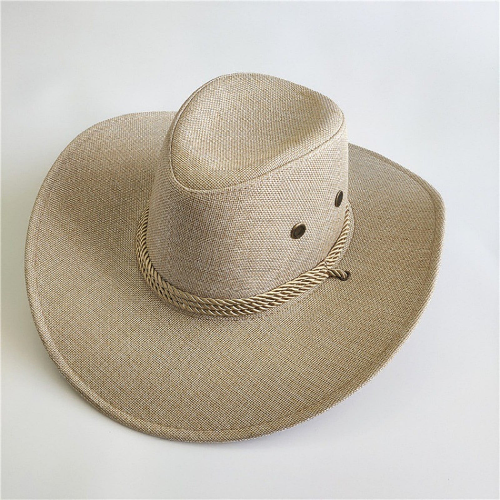 1399 Women&men Western Straw Cowboy Hats Sparkly Cowgirl Hat For Holiday Sequin Speckled Knit Cowgirl Hat with Chin Strap - Sun  main image 4