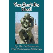 You Can't Do That!, (Paperback)