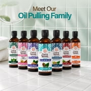 GuruNanda Farmed Mint Oil Pulling Mouthwash with Essential Oils & Vitamins, 8 fl oz